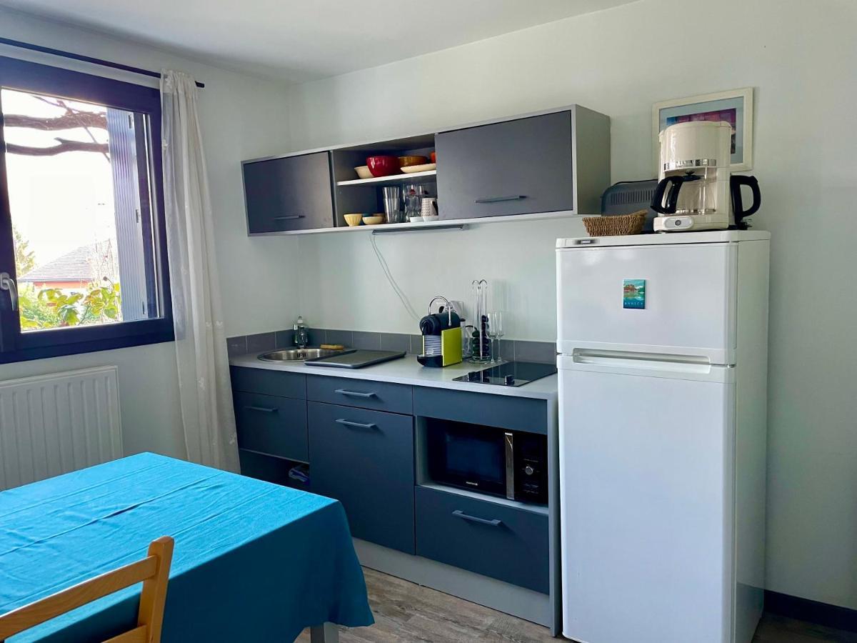 Appartement Independant 30 M² A 500M Du Lac, 2 Velos Et Parking Fournis Sévrier Buitenkant foto